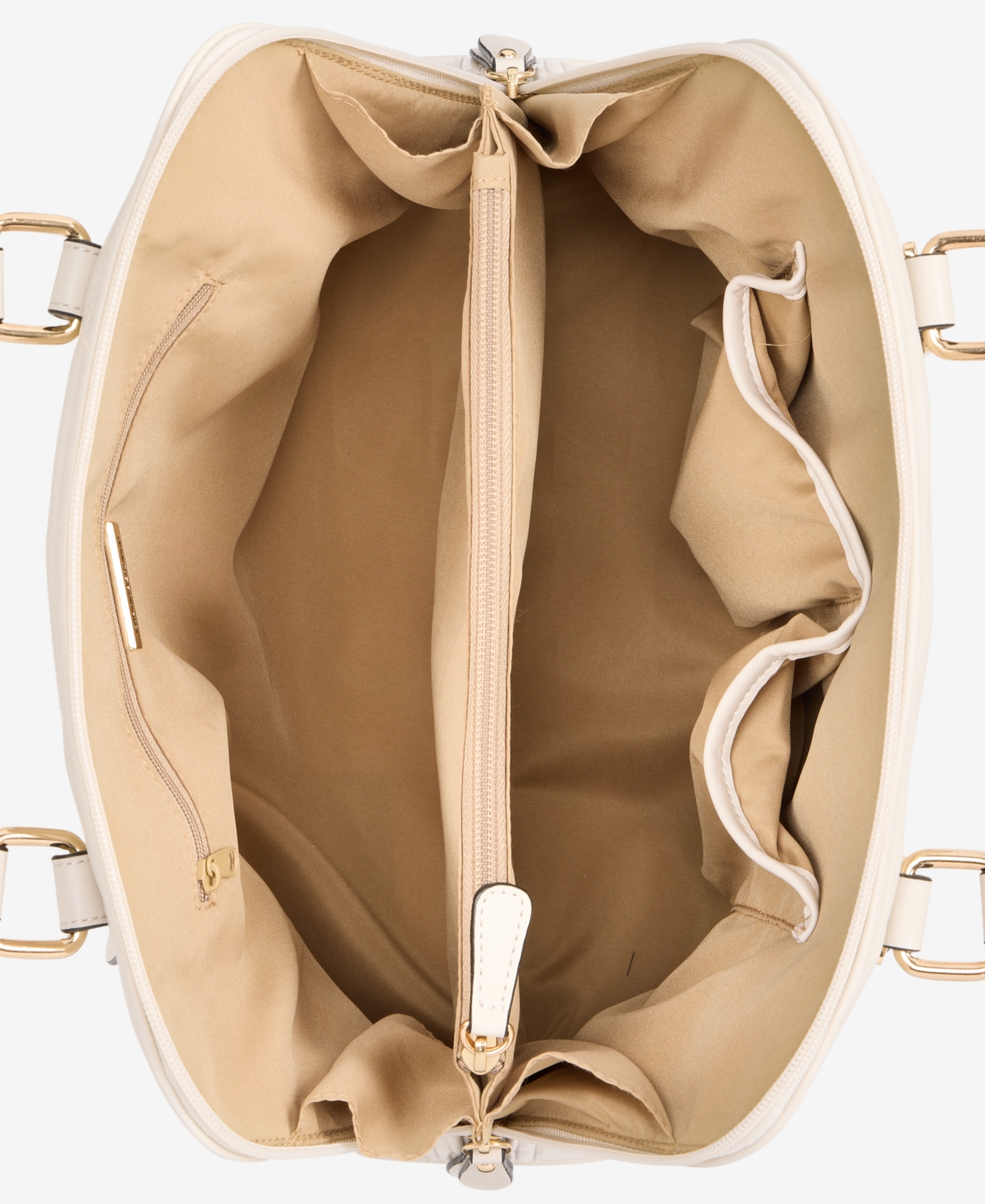 Giani Bernini Medium Quilted Dome Satchel, Exclusively At Macy's In Neutral
