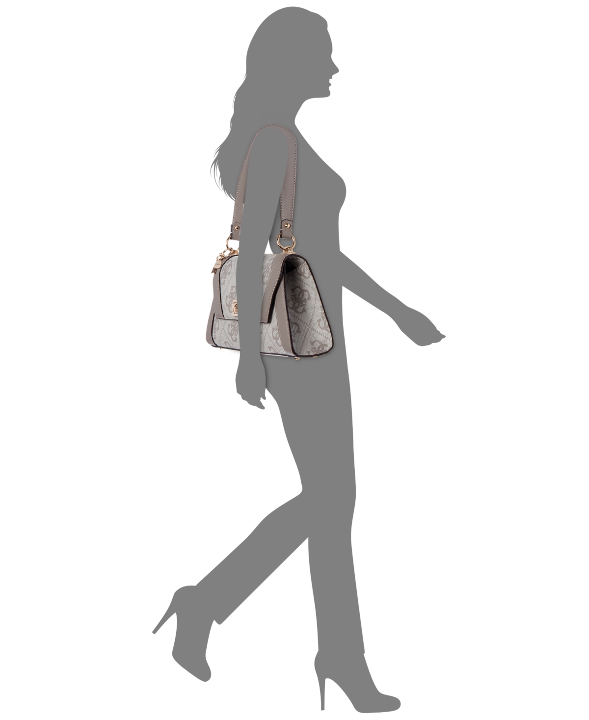 Guess Karnilla Logo Flap Shoulder Bag