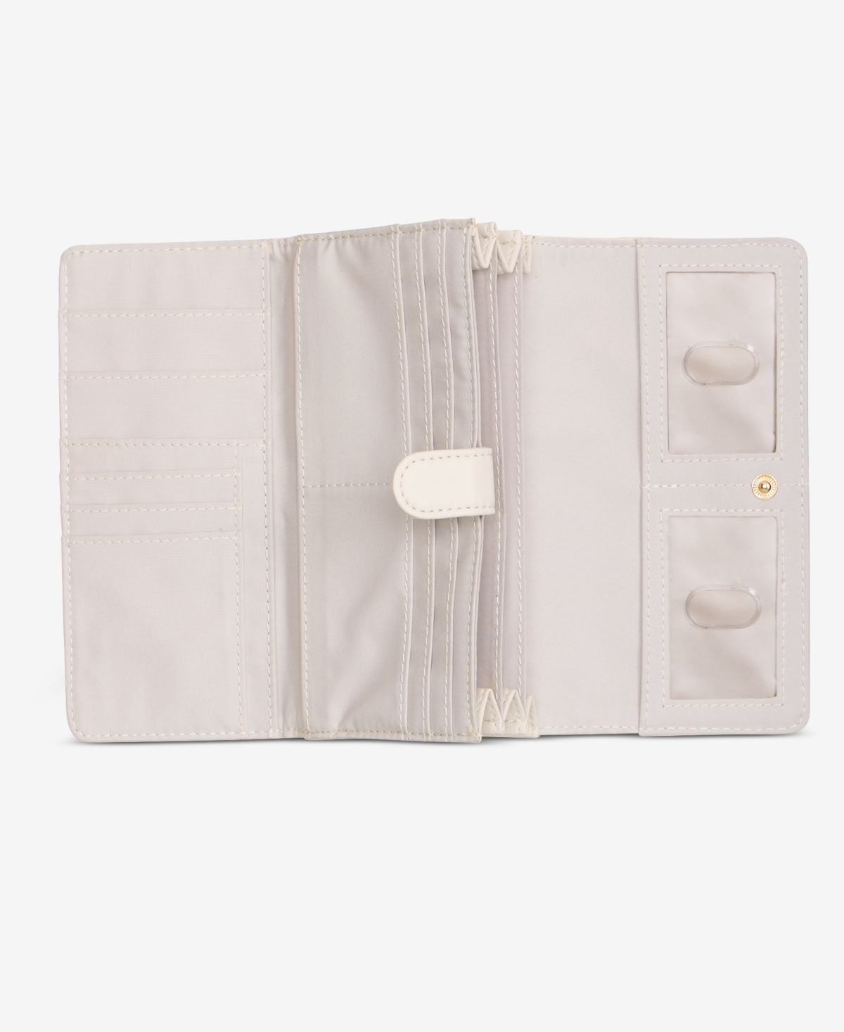 Giani Bernini Quilted Receipt Manager Wallet, Macy's Exclusive In Neutral
