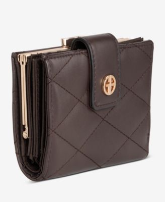 Quilted Framed Indexer Wallet, Macy's Exclusive