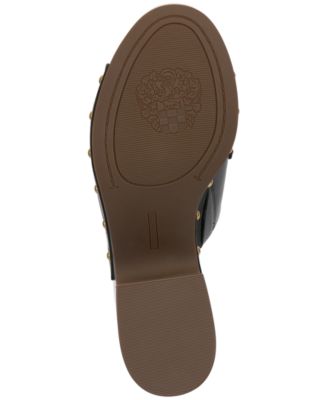 Women's Efellan Wood Platform Slip On Sandals