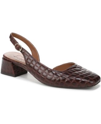 Women's Jayla Mid-Heel Square Toe Slingback Pumps