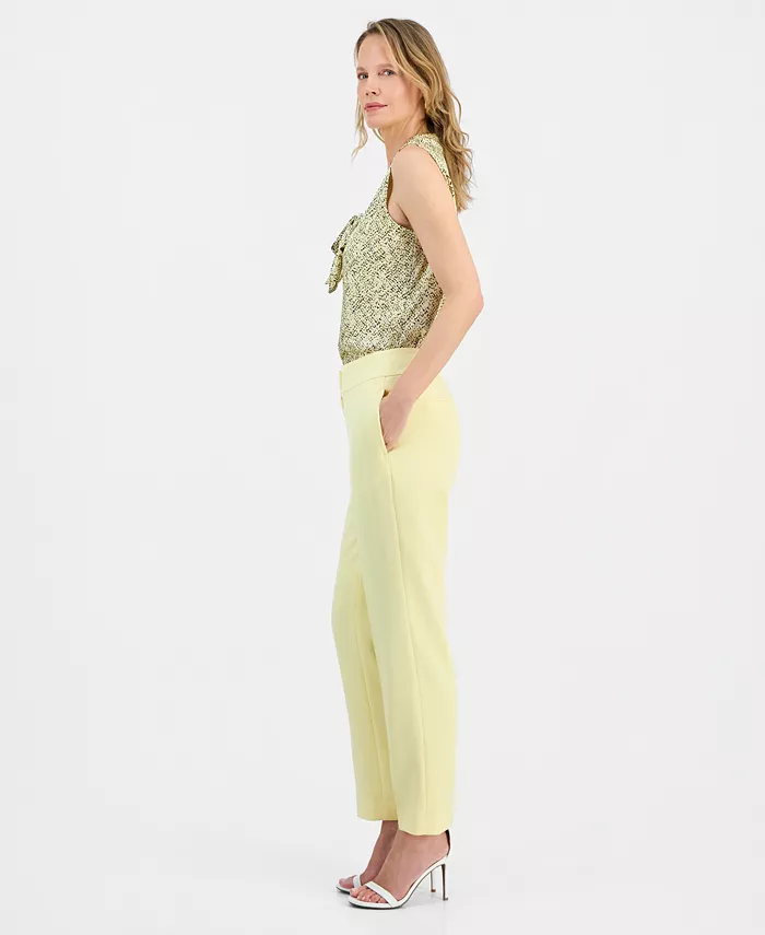 Women's Julia Stretch Crepe Mid-Rise Pants, Regular & Petite - thumbnail 2