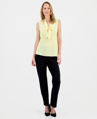 Women's Tie-Neck Sleeveless Top