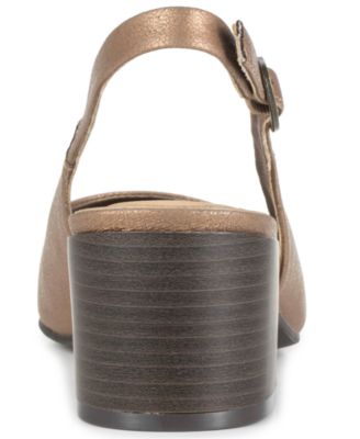 Women's Ester Block Heel Slingback Pumps