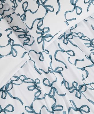 Printed Bow Whimsy 3-Pc. Comforter Set, King