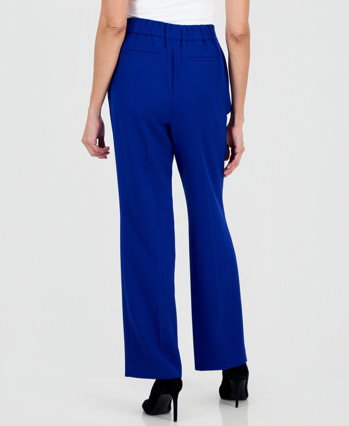Kasper Women's Gracie High-Rise Straight-Leg Pants, Regular & Petite