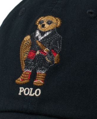 Men's Polo Bear Cotton Twill Ball Cap