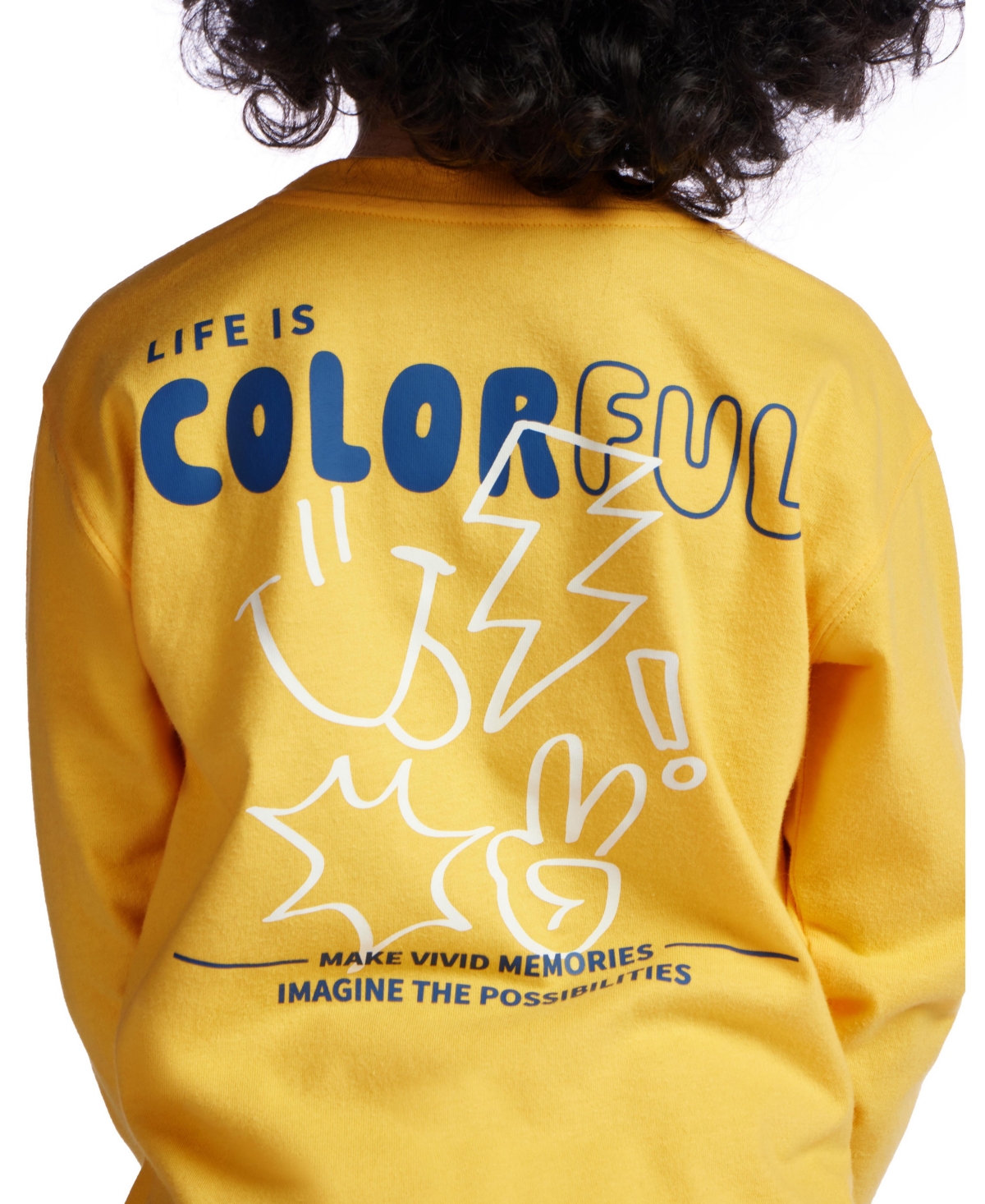 Color Lab Boys 2-10 Printed Long-sleeve T-shirt In Yellow