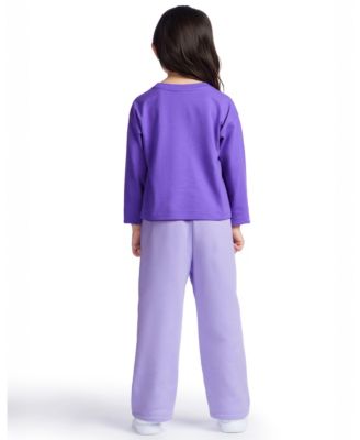 Color Lab Girls' 2-10 Printed Long-Sleeve T-Shirt