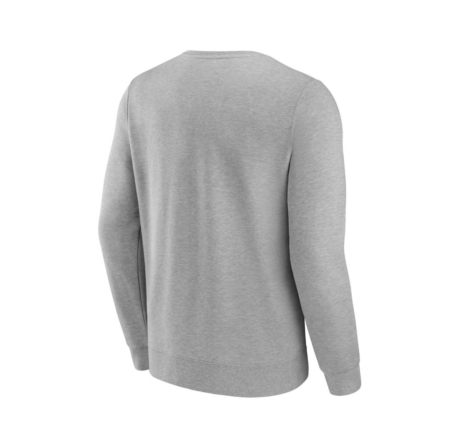 Men's Gray New Jersey Devils Light the Candle Fleece Pullover Sweatshirt