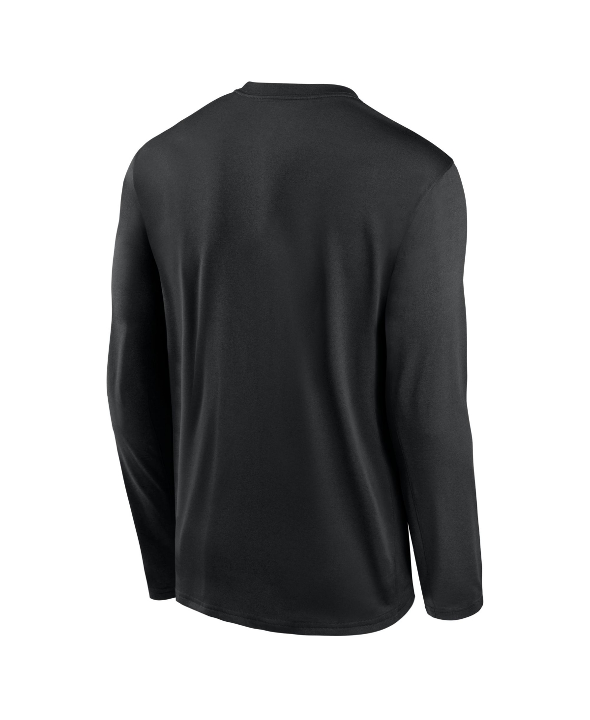Nike Men's Black Atlanta Falcons Primetime Legend Icon Performance Long Sleeve T-shirt In Black