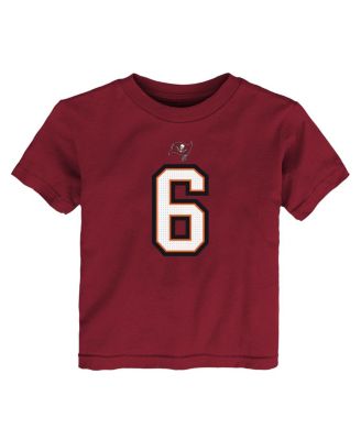 Toddler Baker Mayfield Red Tampa Bay Buccaneers Player Name Number T-Shirt