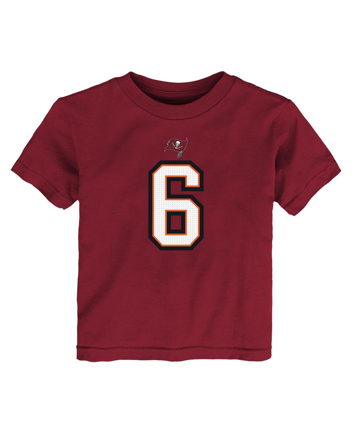 Nike Toddler Baker Mayfield Red Tampa Bay Buccaneers Player Name Number T-Shirt