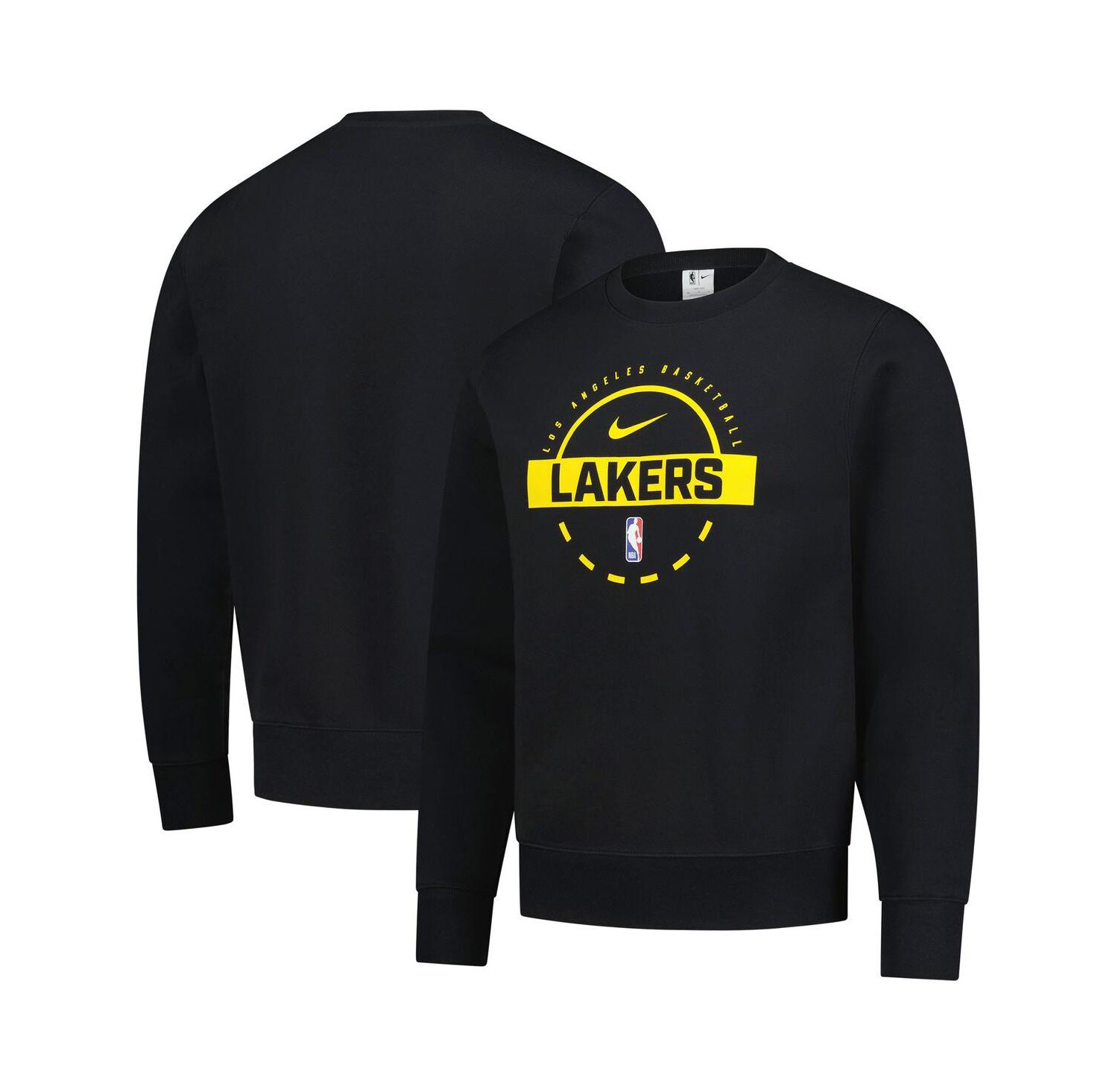 Men's Black Los Angeles Lakers 2025/26 Authentic Practice Club Sweatshirt