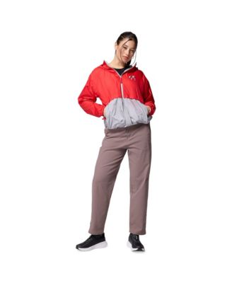 Women's Red/Grey Georgia Bulldogs Spire Hoodie Windbreaker