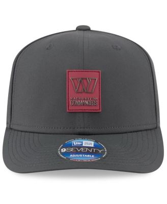 Men's Charcoal Washington Commanders 2025 Sideline Cold Weather 9SEVENTY Adjustable Hat