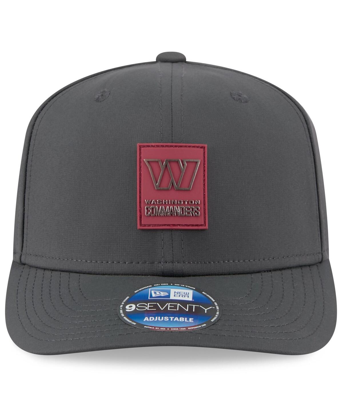 New Era Men's Charcoal Washington Commanders 2025 Sideline Cold Weather 9seventy Adjustable Hat In Gray