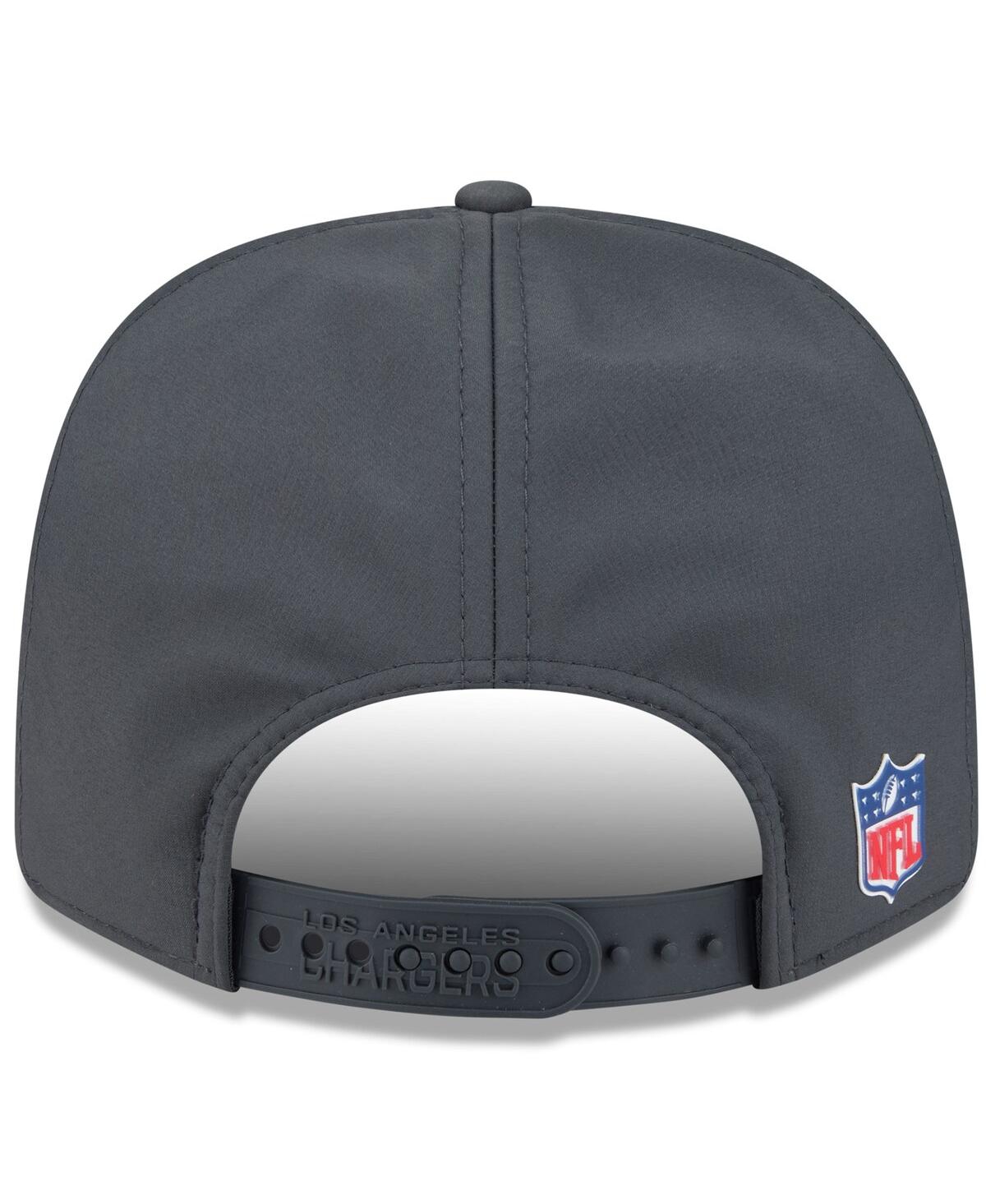 New Era Men's Charcoal Los Angeles Chargers 2025 Sideline Cold Weather 9seventy Adjustable Hat In Gray