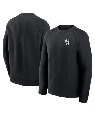 Nike - Men's Black New York Yankees Tech Fleece Raglan Sweatshirt