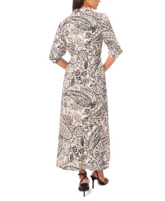 Women's Collared Neck Shirt Dress