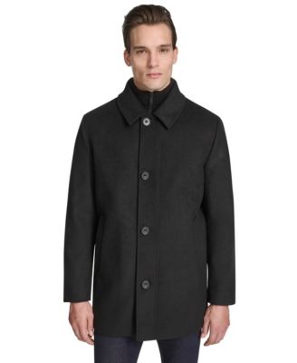 Men's Button Car Coat