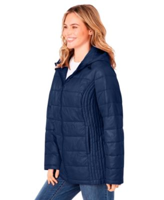 Plus Size Within Packable Puffer Coats