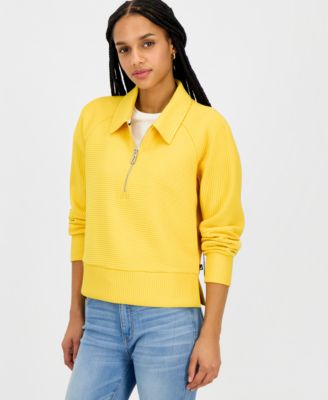 Women's Quarter Zip Ottoman Sweatshirt