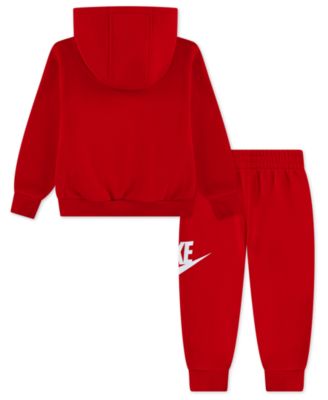 Boys' 4-7 Club Fleece Logo Long-Sleeve Hoodie and Sweatpants, 2-Piece Set