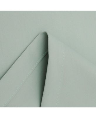 Hotel Living 2 Pack 100% Blackout Grommet Top Sage Green Curtain Panels - 50 in. W x 90 in. L, Sage Green