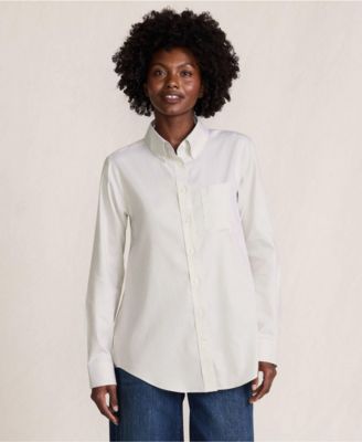 Women's No Iron Pinpoint Relaxed Fit Shirt