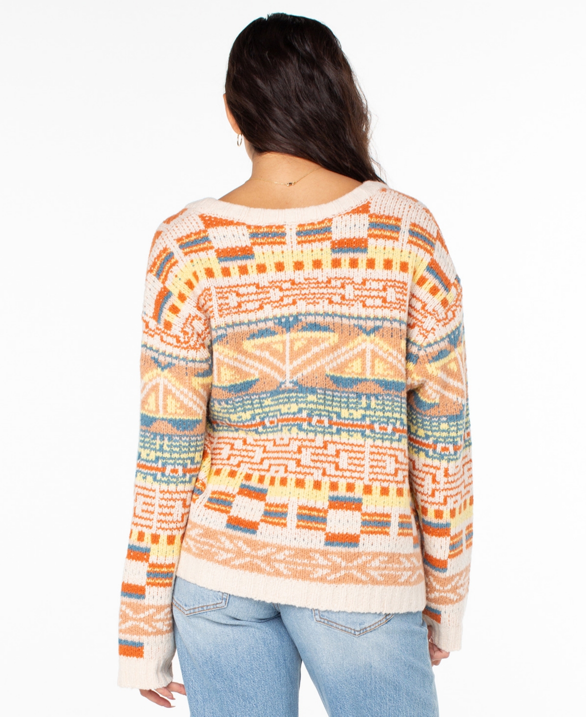Roxy Women's Long Sleeve Tamarindo Cardigan Sweater In Multi
