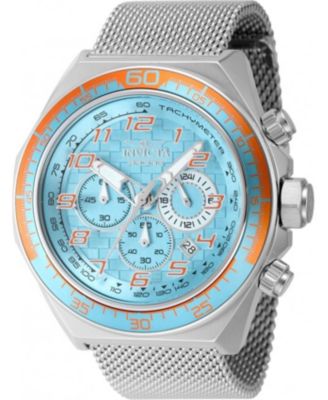 Men's 47901 Invicta Racing Quartz Chronograph Light Blue Dial Watch