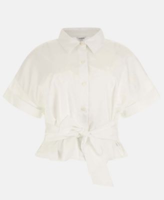 Women's Julie Tie-Front Button-Down Top
