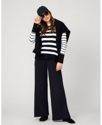 Women's Easy Stripe Tunic Sweater