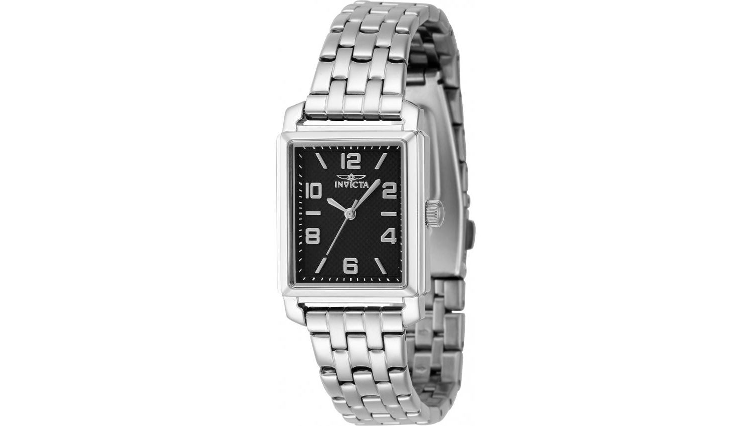 Women's 46663 Vintage Quartz 3 Hand Black Dial Watch