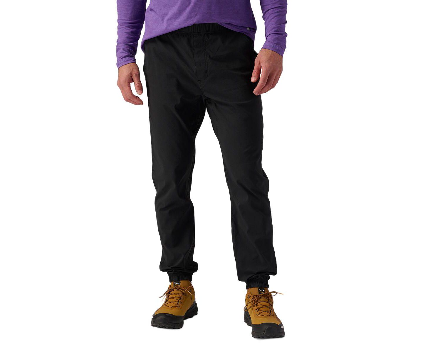 Мужские брюки Backcountry BGA Wasatch Ripstop Jogger Hiking and Climbing, цвет: Чёрный — фото 1