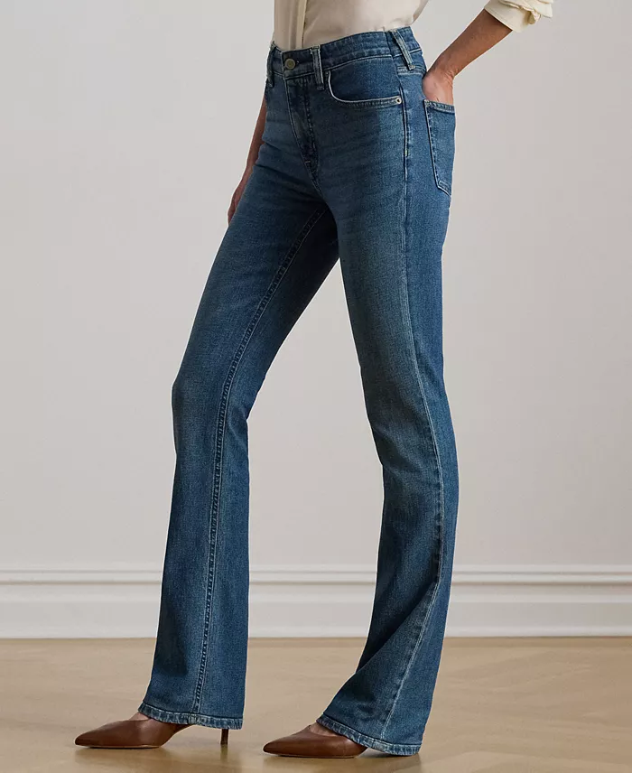 Petite High-Rise Boot Cut Jeans - thumbnail 2