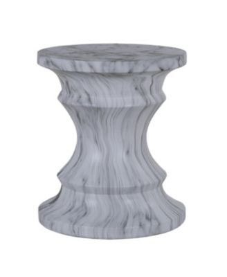 Streamdale Cement Outdoor Accent Table - Terrazzo Style