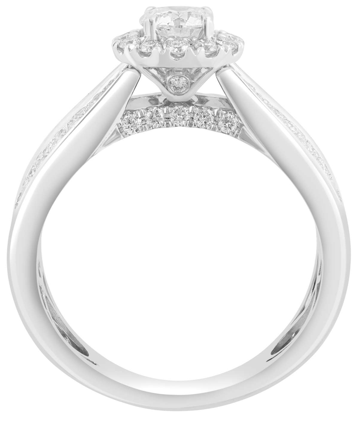 Effy Collection Diamond Ring (1-1/4 Ct. T.w.) In 14k White Gold In Metallic