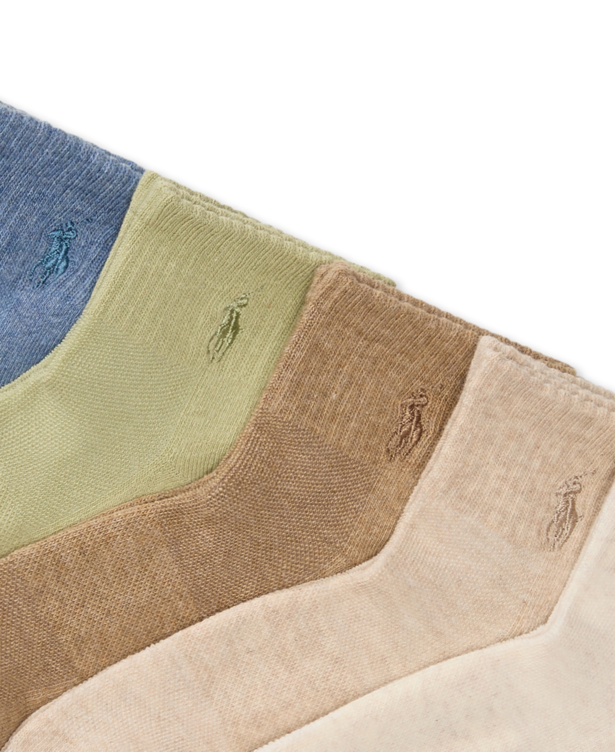 Polo Ralph Lauren Women's 6-pk. Cushion Quarter Socks In Multi