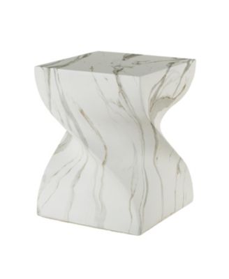 Cement Outdoor Accent Table - Terrazzo Style