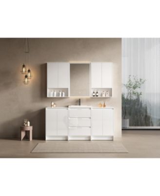 Modern Bathroom Vanity Cabinet Set (Assembly Required)