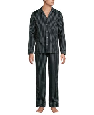 Men's Long Sleeve Temperature Regulating Woven Sleep Set