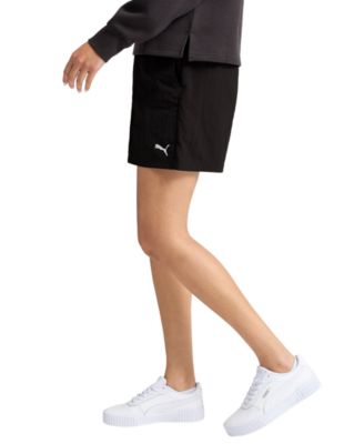 Women's Essential Woven Pin Loose Fit Tuck Shorts