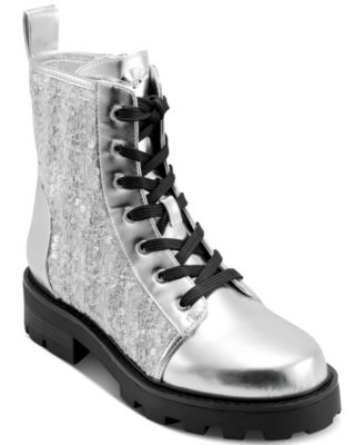 Women's Marlee Lace-Up Sequin Boots