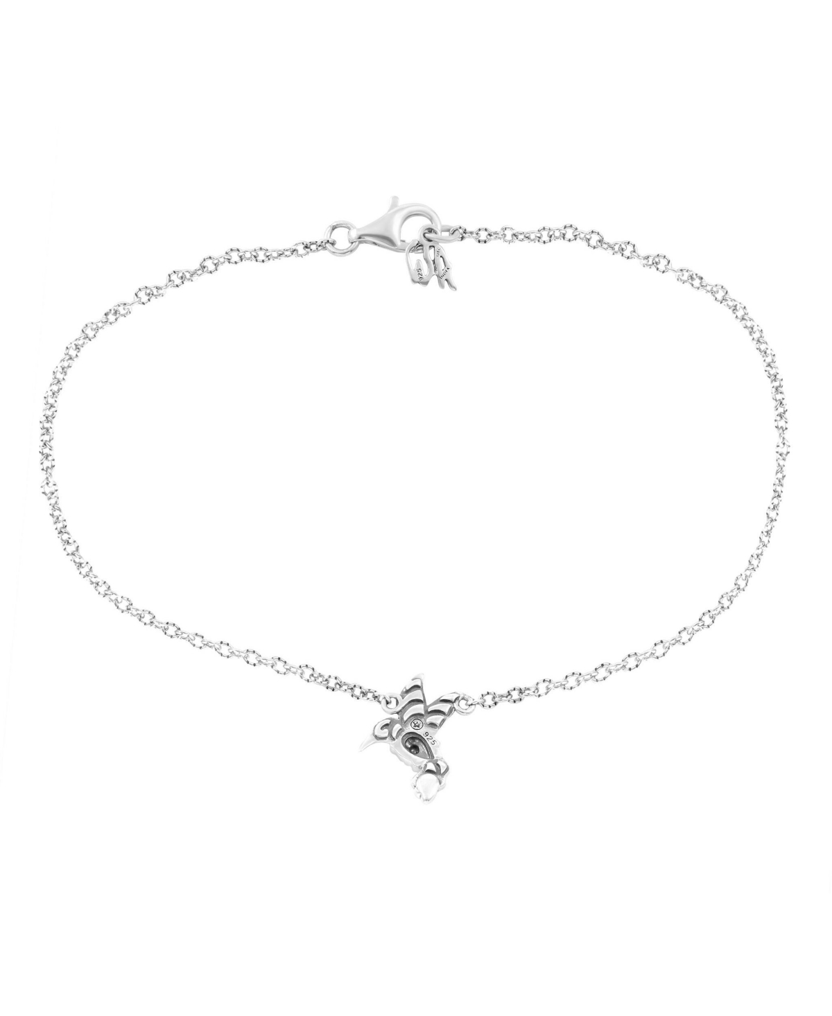 American West Jewelry Sterling Silver Hummingbird Anklet