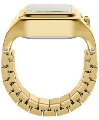 Women's Raquel Watch Ring Two-Hand Gold-Tone Stainless Steel Watch,14mm