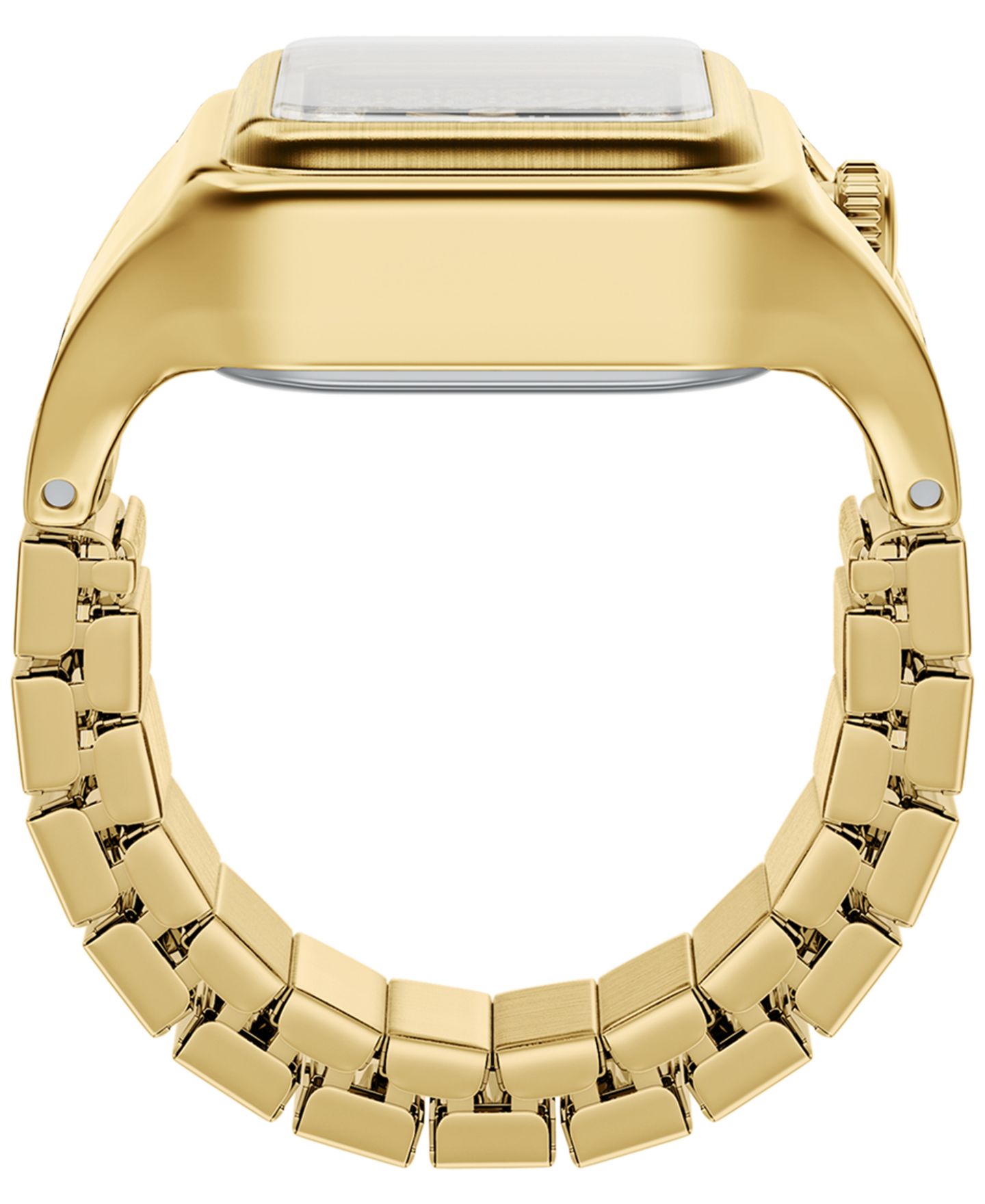 Женские часы Fossil Raquel Watch Ring Two-Hand Gold-Tone Stainless Steel Watch, 14mm — фото 7