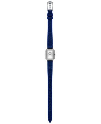 Women's Raquel Two-Hand Navy Velvet Watch, 18mm
